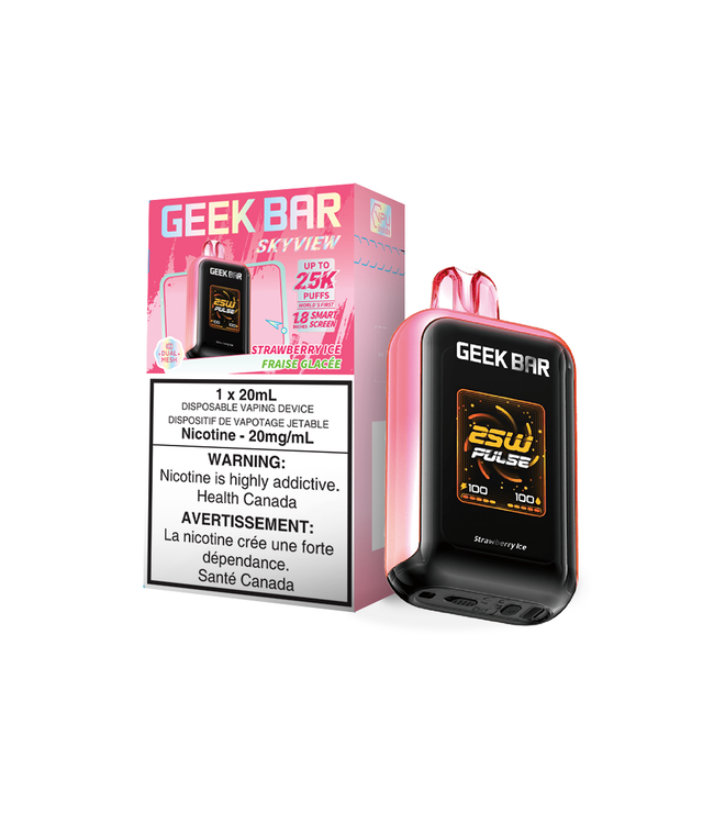 GEEK BAR SKY VIEW 25K STRAWBERRY ICE