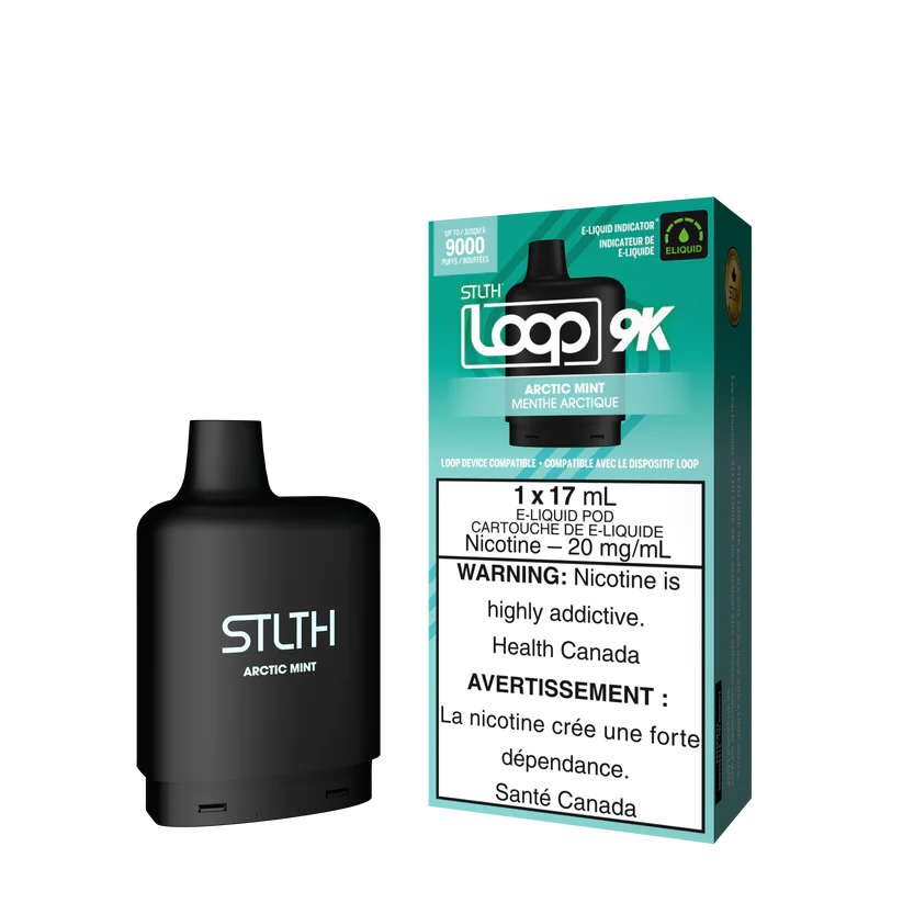 STLTH LOOP POD 9K 12MG ARCTIC MINT