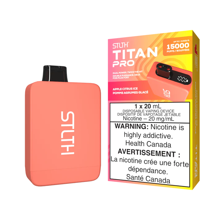 STLTH TITAN PRO 15K APPLE CITRUS ICE