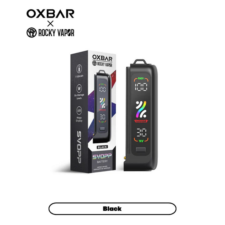 SVOPP ROCKY VAPOR OXBAR DEVICE BLACK