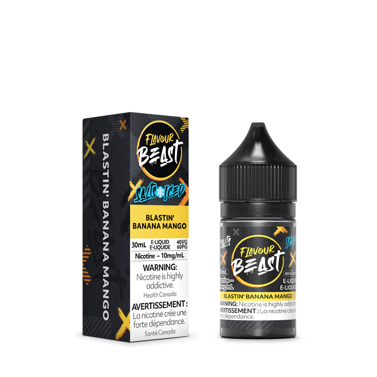 FLAVOUR BEAST BLASTIN' BANANA MANGO ICED 20MG 30ML E-LIQUID