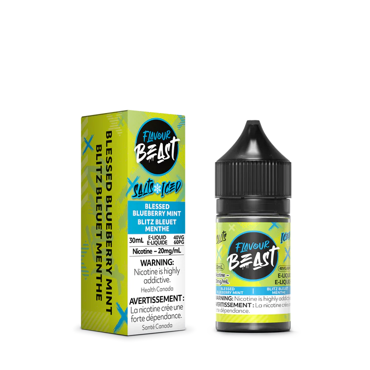 FLAVOUR BEAST E-LIQUID 30ML 20MG BLESSED BLUEBERRY MINT