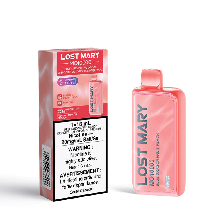 LOST MARY 10K BLUE DRAGON FRUIT PEACH DISPOSABLE