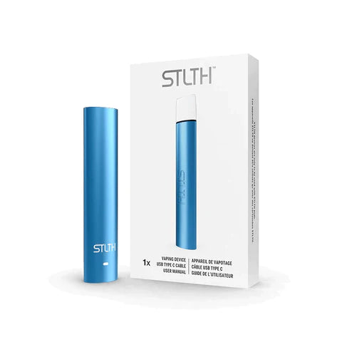 STLTH VAPING DEVICE TYPE C BLUE METAL