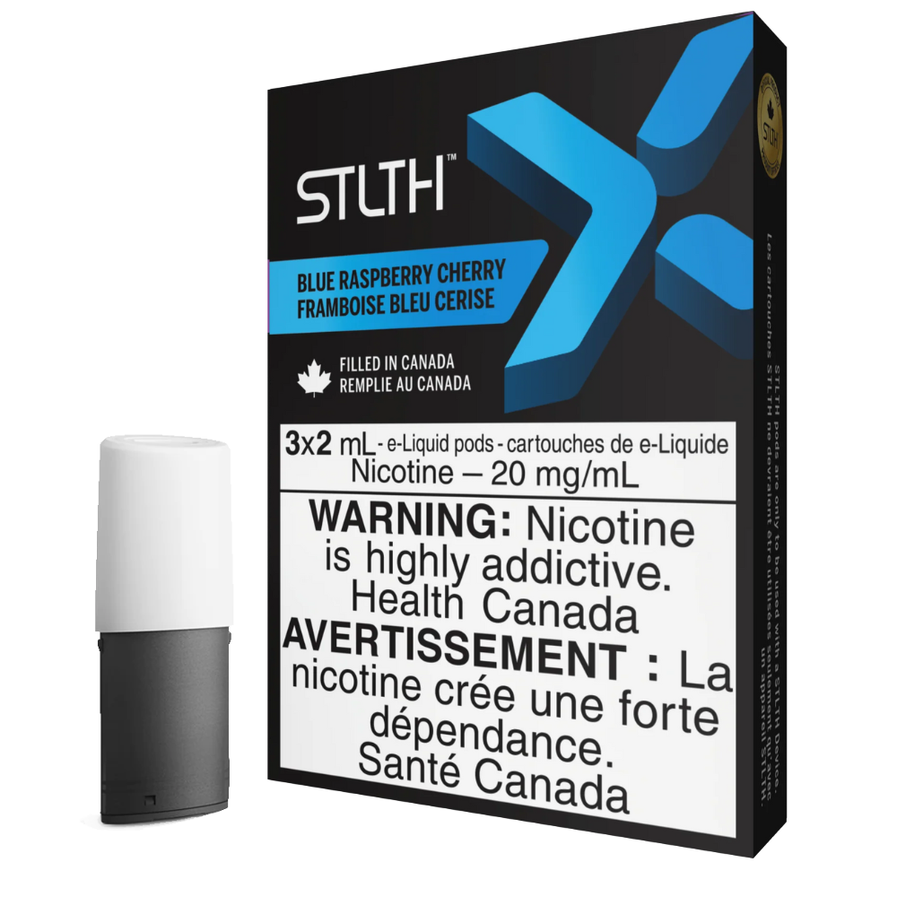 STLTH X BLUE RASPBERRY CHERRY PODS