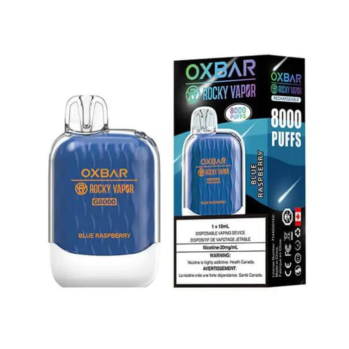 OXBAR 8000 BLUE RASPBERRY DISPOSABLE