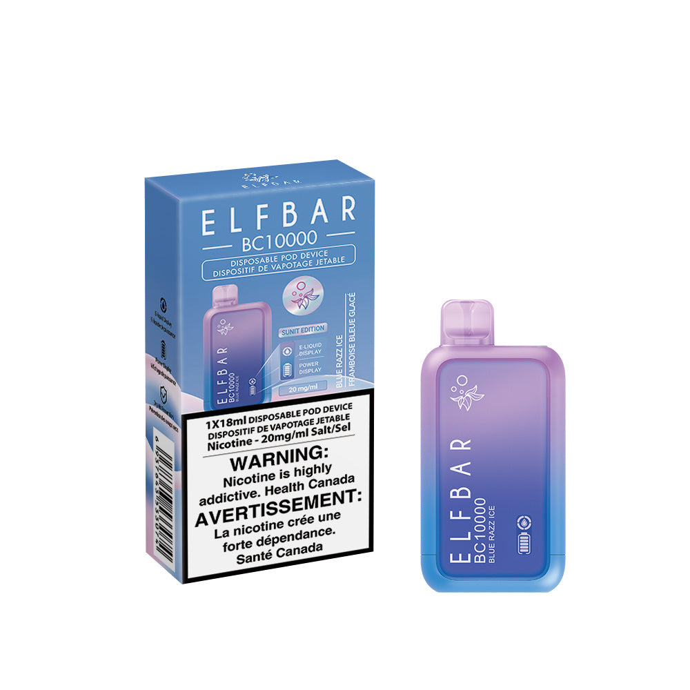 ELFBAR 10000 BLUE RAZZ ICE DISPOSABLE/ON