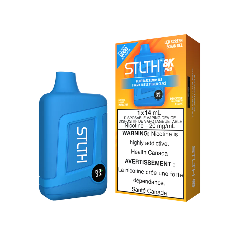 STLTH 8K PRO BLUE RAZZ LEMON ICE DISPOSABLE