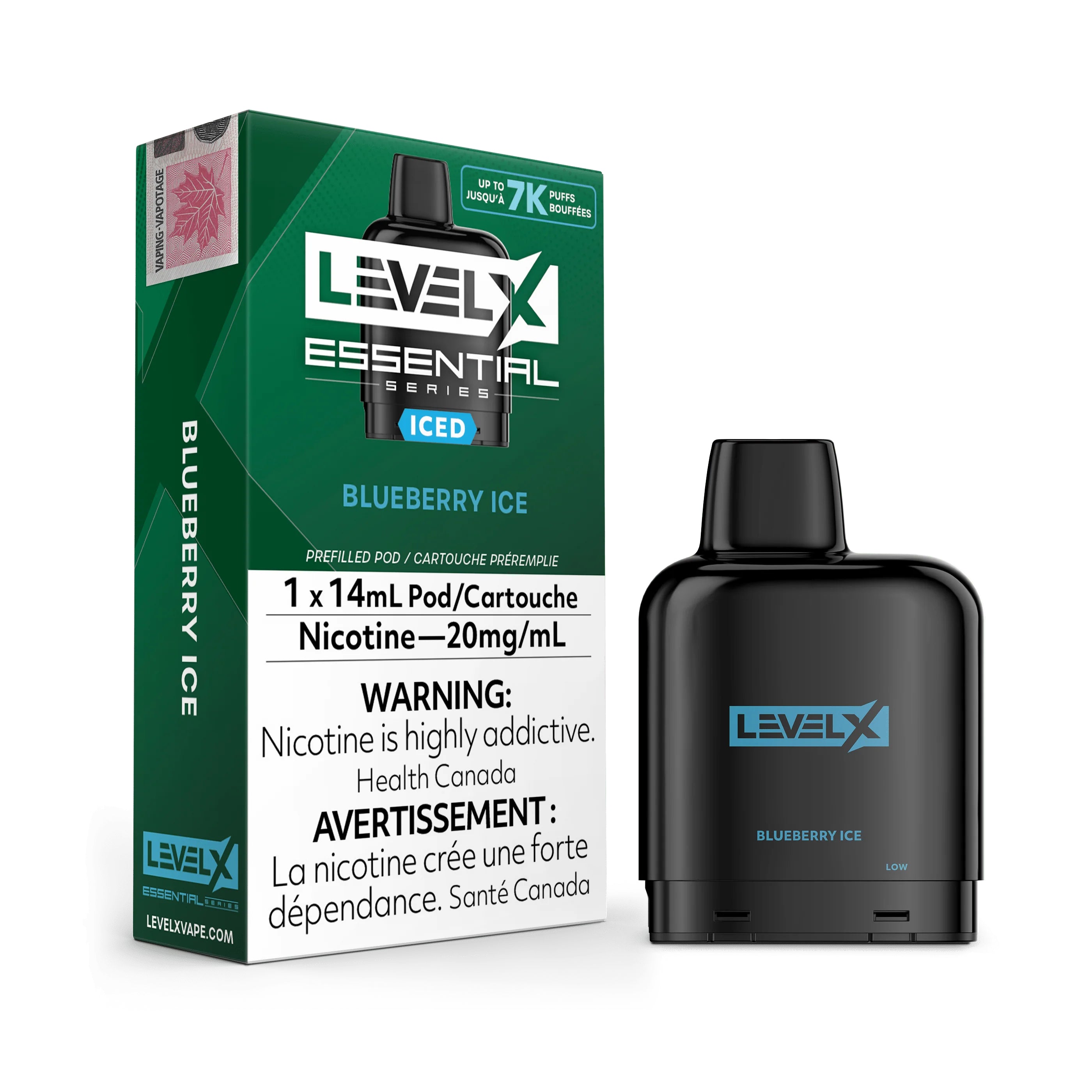 LEVEL X ESSENTIAL 7K BLUEBERRY ICE PODS