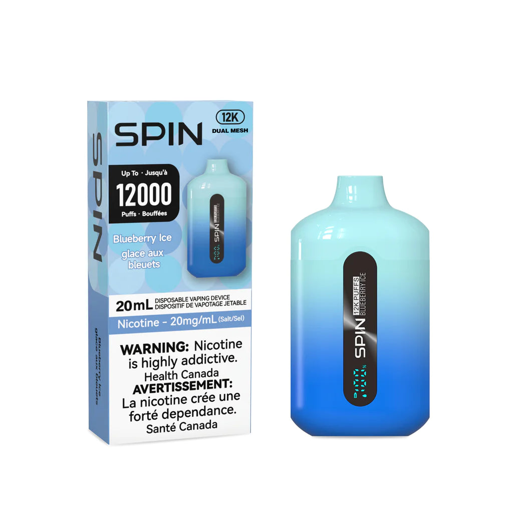 SPIN 12000 BLUEBERRY ICE DISPOSABLE