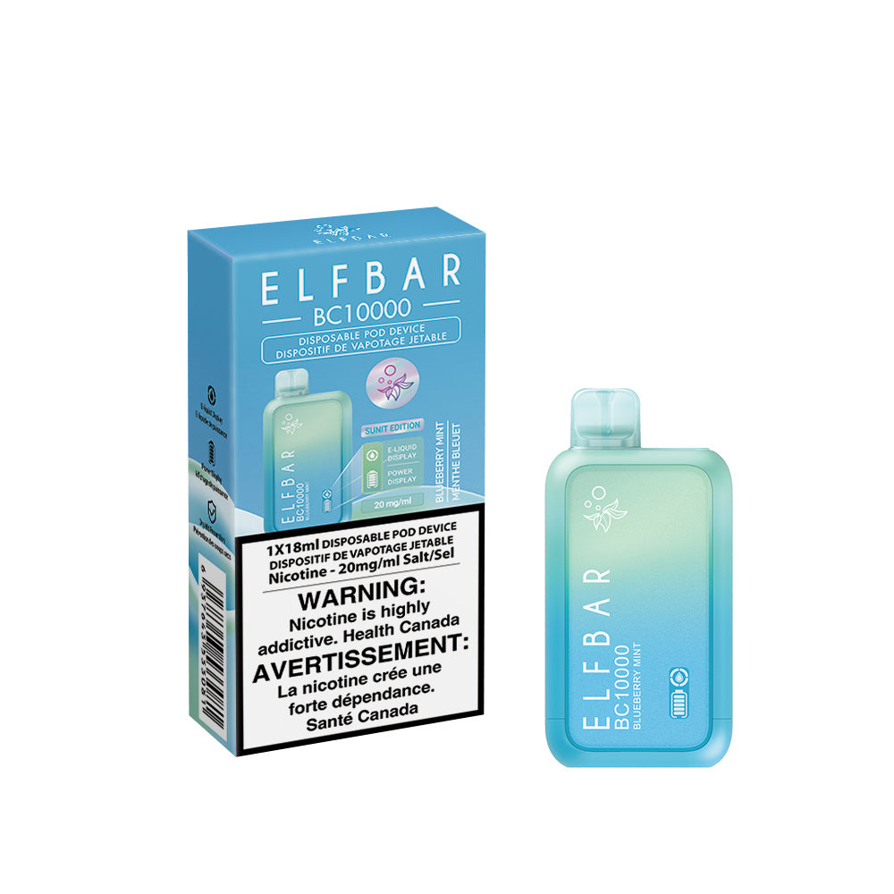 ELFBAR 10000 BLUEBERRY MINT DISPOSABLE