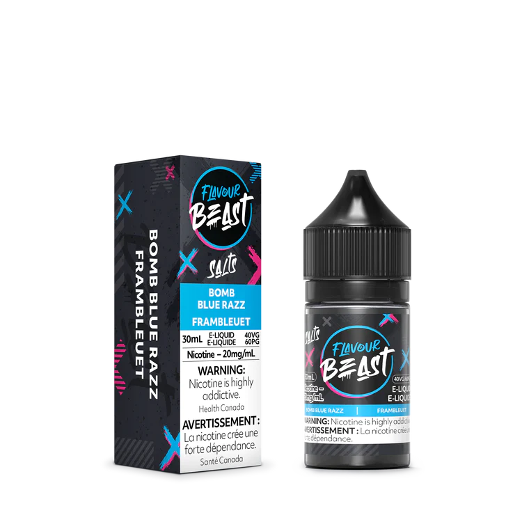 FLAVOUR BEAST BOMB BLUE RAZZ 30ML 20MG E-LIQUID