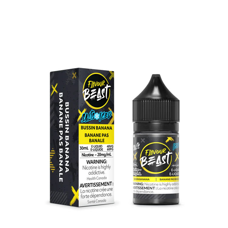 FLAVOUR BEAST 30ML 10MG BUSSIN BANANA E-LIQUID