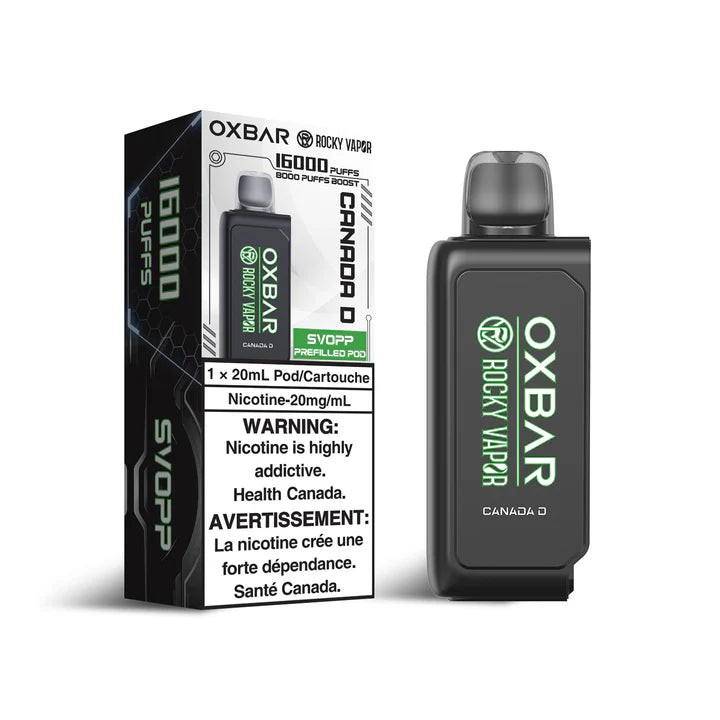 SVOPP ROCKY VAPOR OXBAR 16K PODS CANADA D