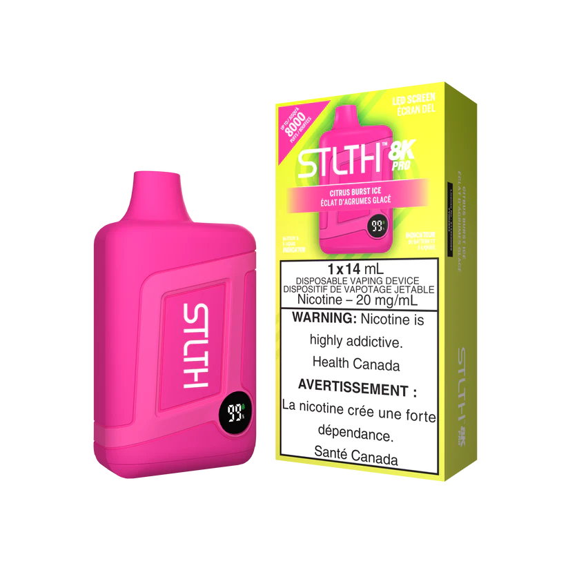 STLTH 8K PRO CITRUS BURST ICE DISPOSABLE