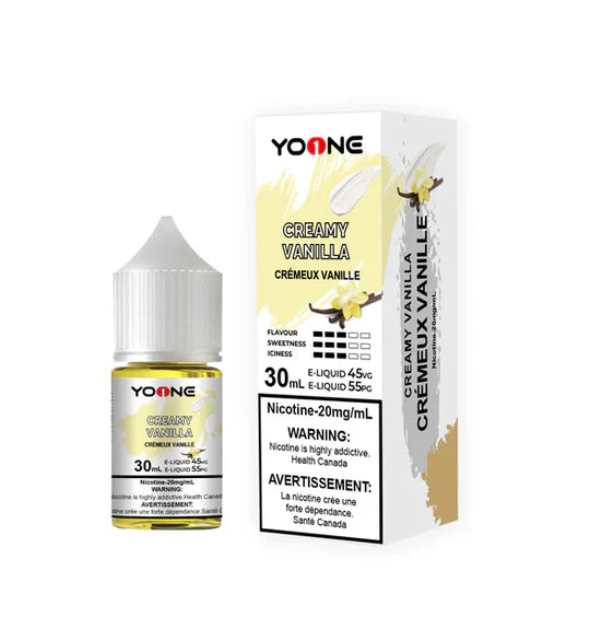 YOONE E-LIQUID 30ML 20MG CREAMY VANILLA