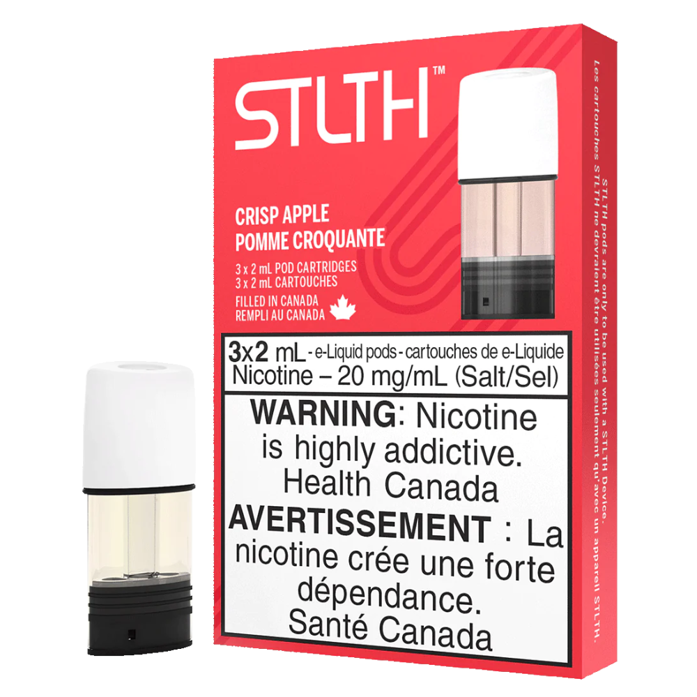 STLTH CRISP APPLE NICOTINE FREE PODS