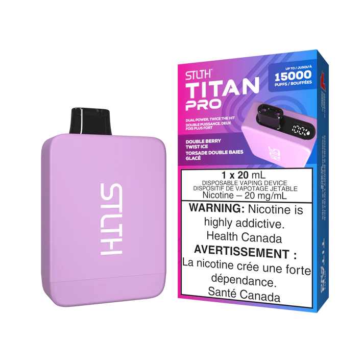 STLTH TITAN PRO 15K DOUBLE BERRY TWIST ICE