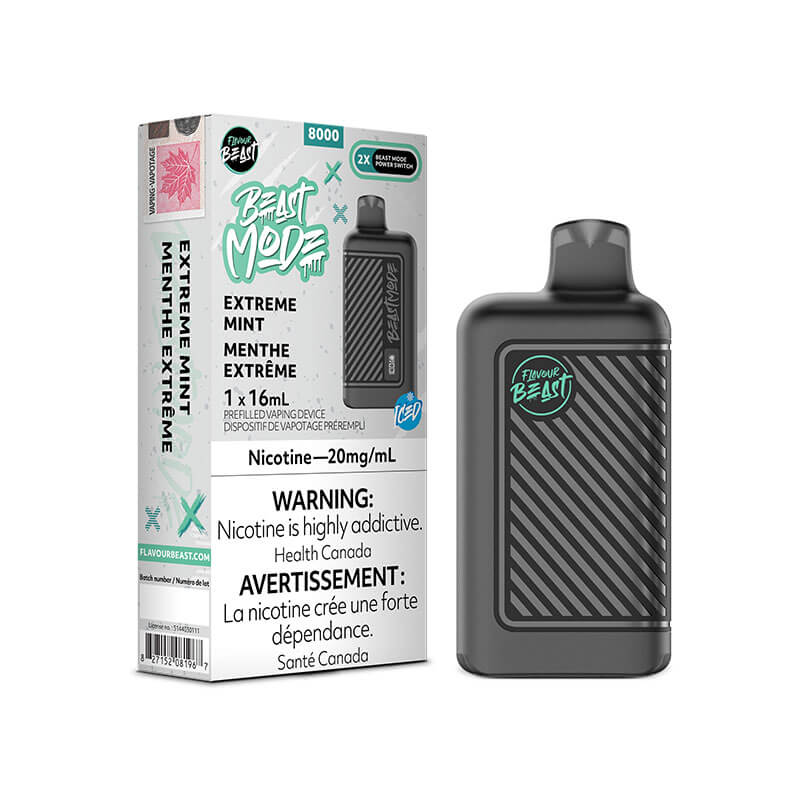 FLAVOUR BEAST MODE 8K EXTREME MINT ICED DISPOSABLE/ON