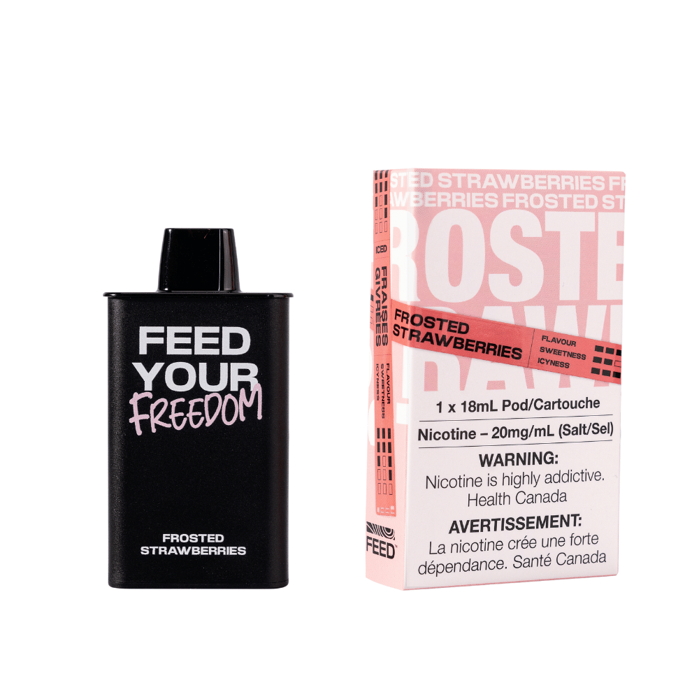 FEED POD 18ML FROSTED STRAWBERRIES