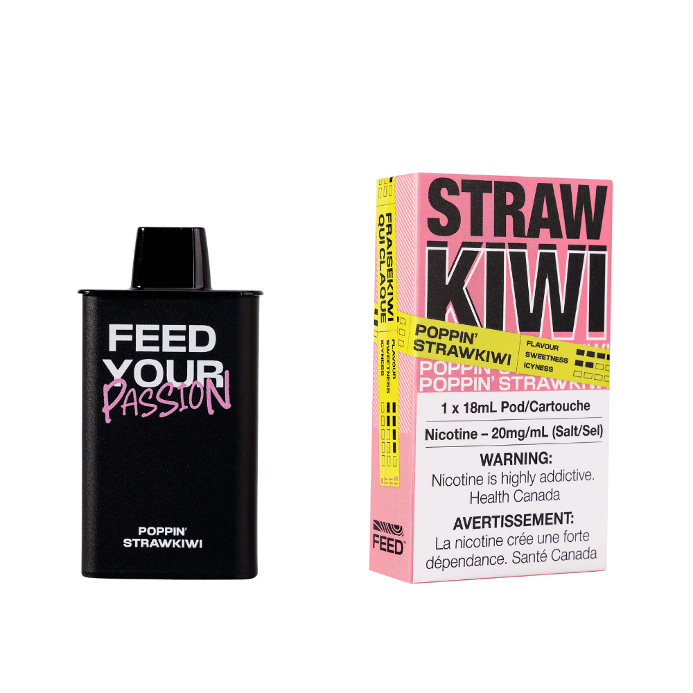 FEED POD 18ML POPPIN STRAWKIWI