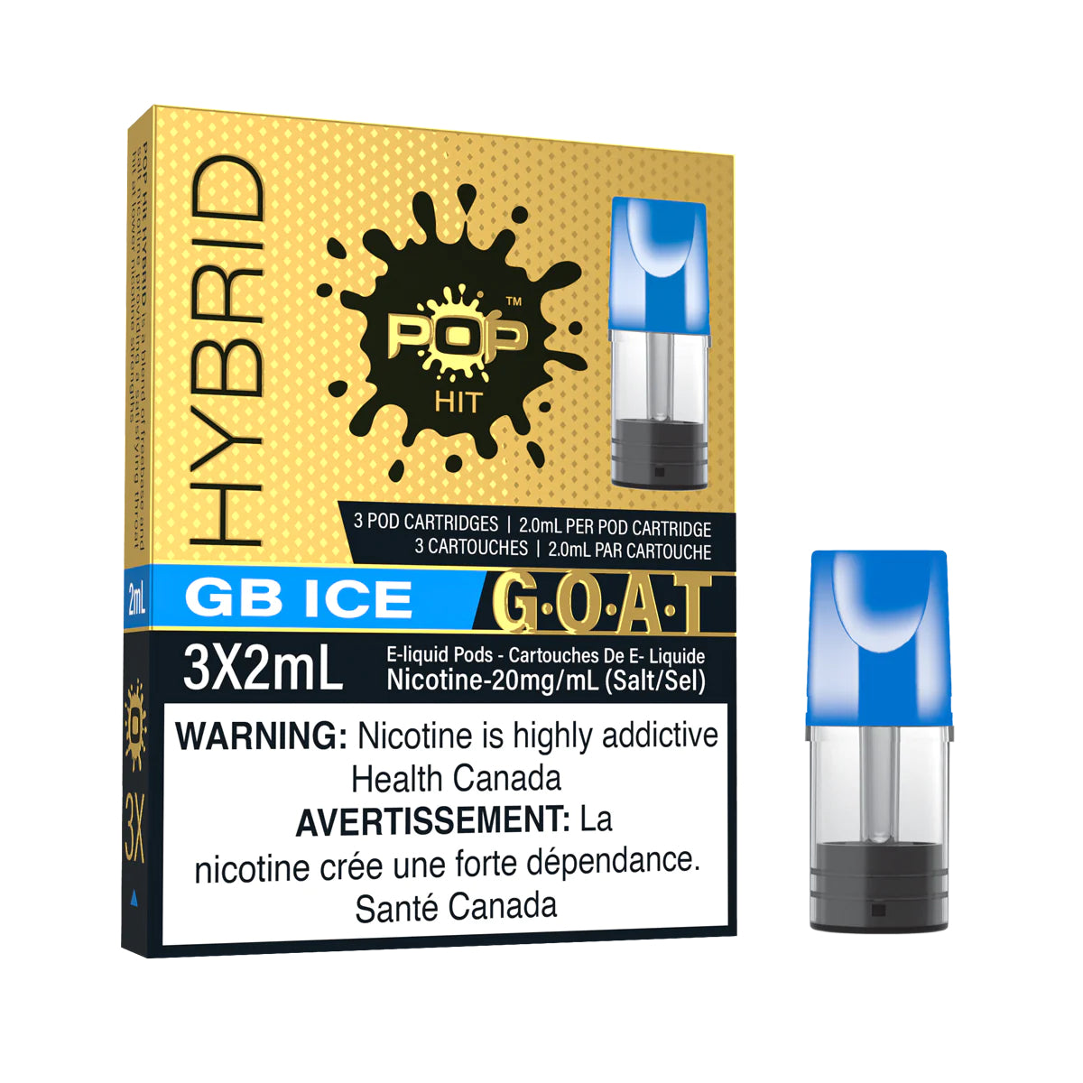 POP HYBRID GB ICE (GRAPE AND BERRY MENTHOL) PODS