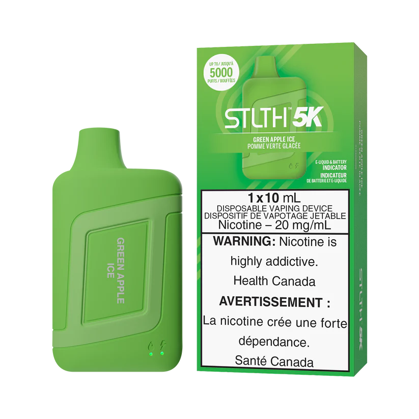 STLTH 5K GREEN APPLE ICE DISPOSABLE