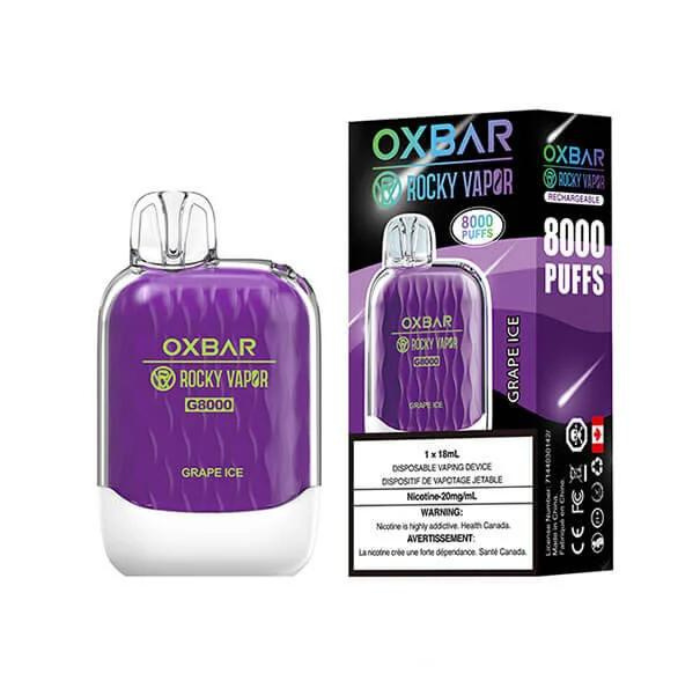 OXBAR 8000 GRAPE ICE DISPOSABLE