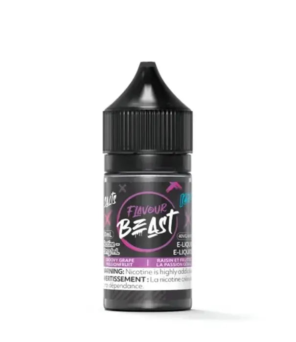 FLAVOUR BEAST GROOVY GRAPE PASSIONFRUIT 30ML 20MG E-LIQUID