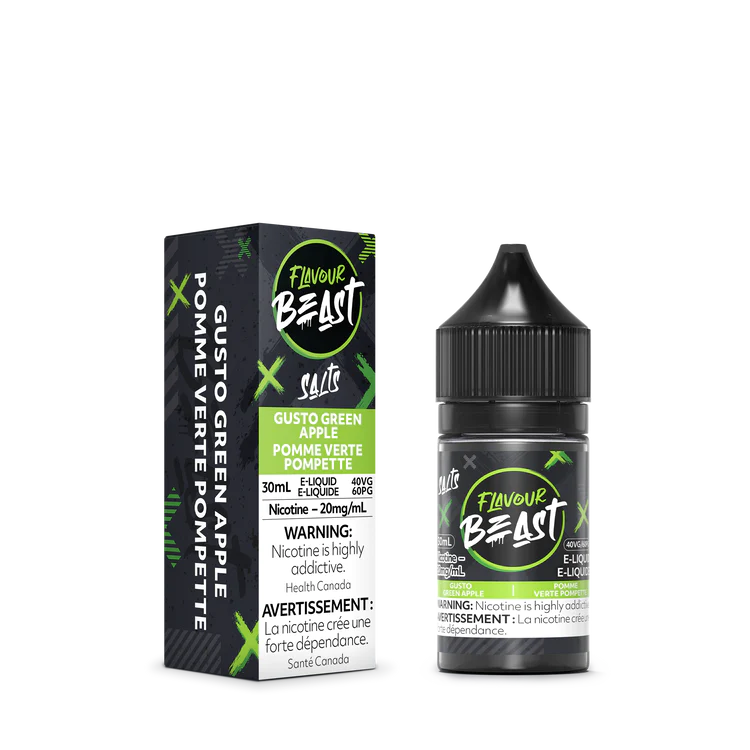 FLAVOUR BEAST GUSTO GREEN APPLE 30ML 20MG E-LIQUID