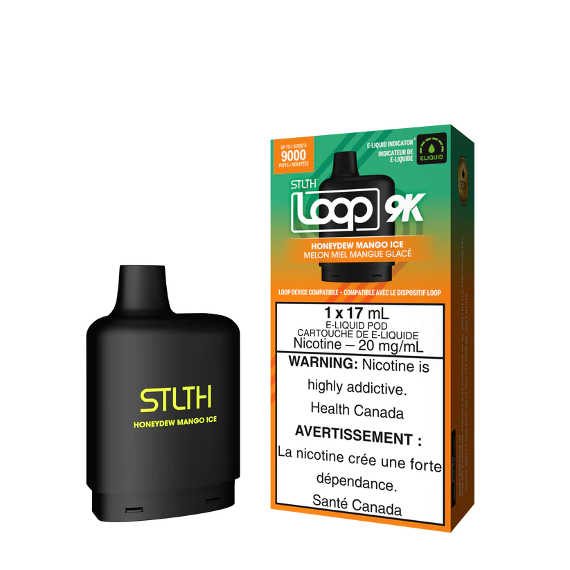 STLTH LOOP POD 9K HONEYDEW MANGO ICE