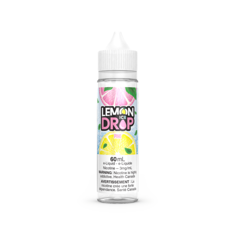 LEMON DROP ICE E LIQUID 60ML 3MG PINK