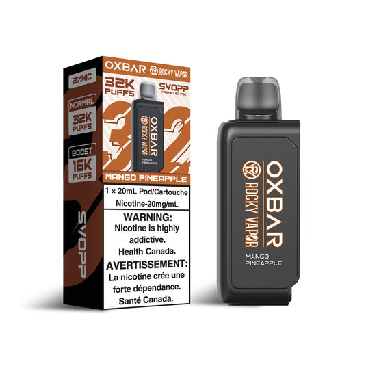 SVOPP ROCKY VAPOR OXBAR 32K MANGO PINEAPPLE