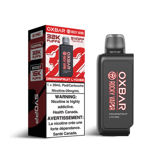 SVOPP ROCKY VAPOR OXBAR 32K DRAGONFRUIT LYCHEE