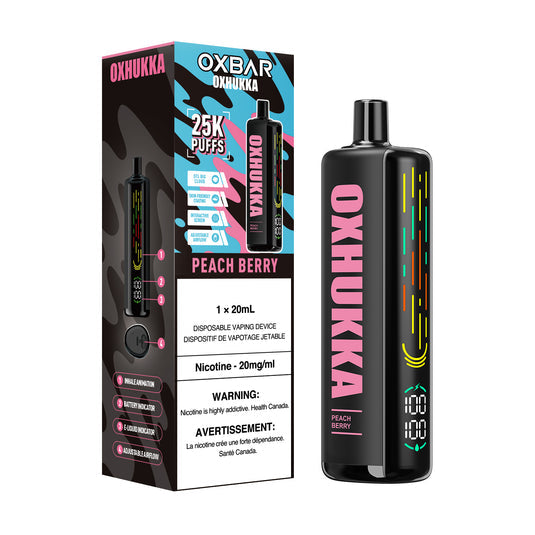 OXBAR OXHUKKA 25K PEACH BERRY