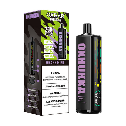 OXBAR OXHUKKA 25K GRAPE MINT