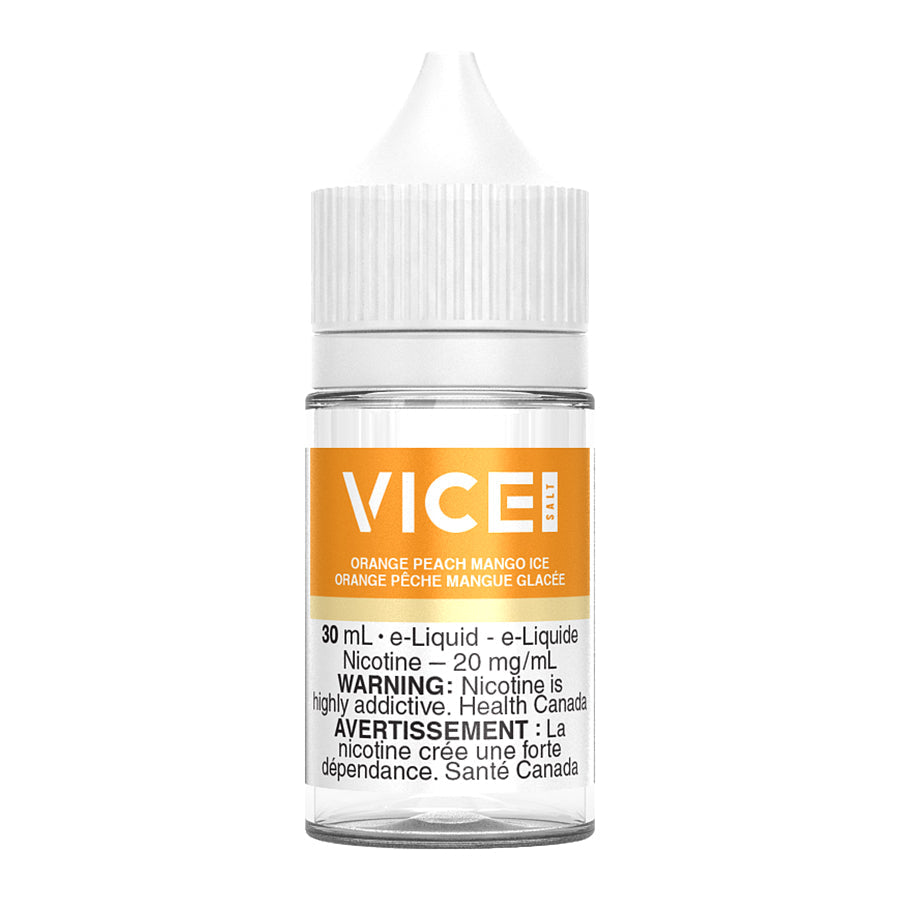 VICE E LIQUID 30ML 20MG ORANGE MANGO PEACH ICE