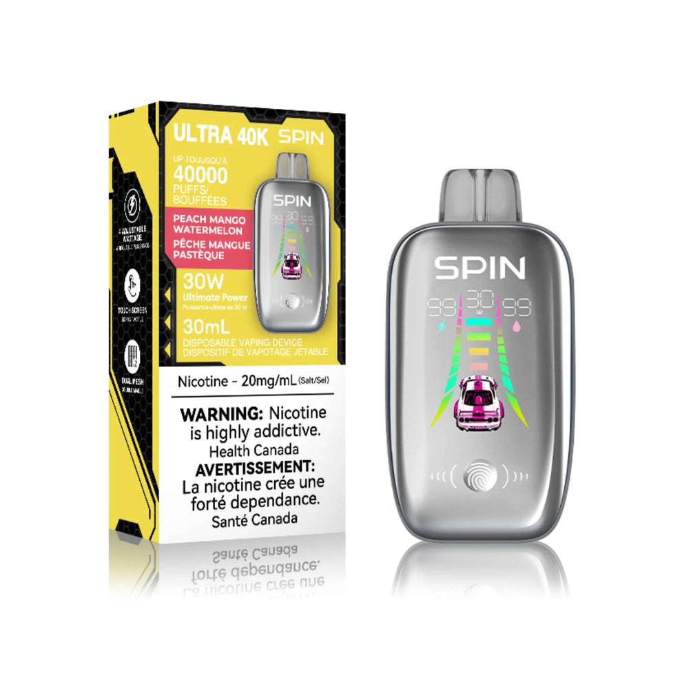 SPIN ULTRA 40K PEACH MANGO WATERMELON