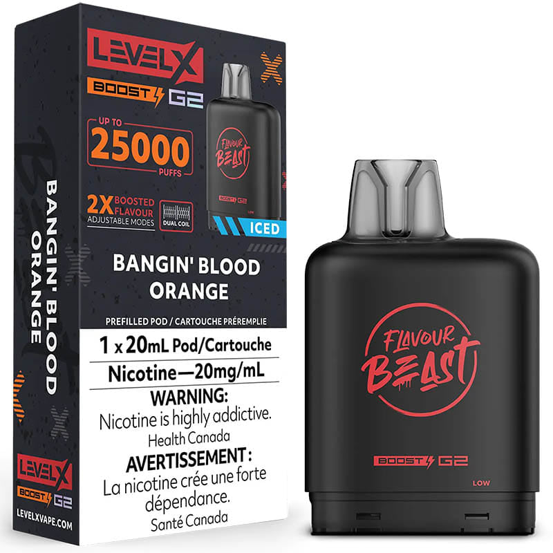 LEVEL X BOOST 2500 POD BANGIN’ BLOOD ORANGE