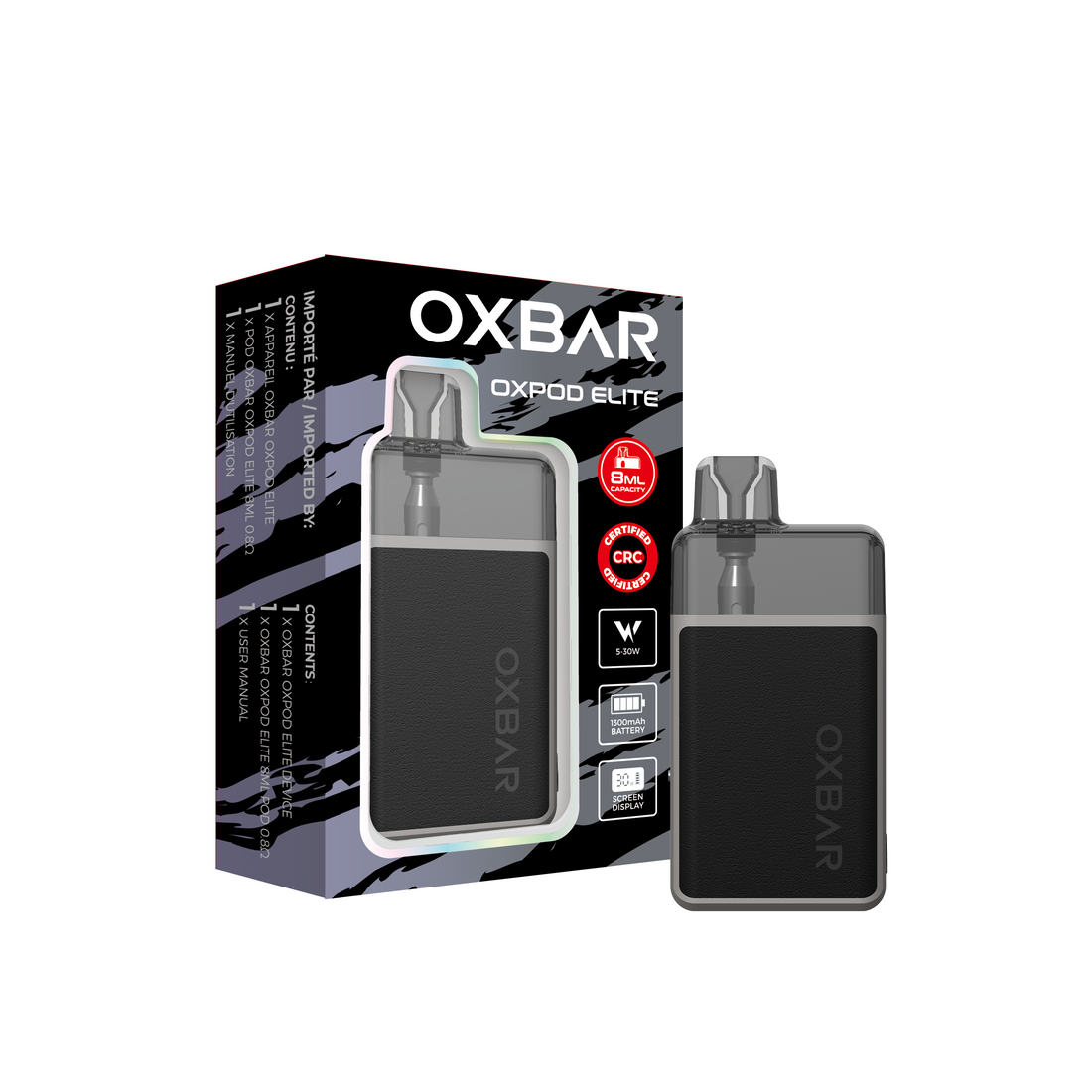 OXBAR OXPOD ELITE DEVICE KIT MATTE GUNMETAL