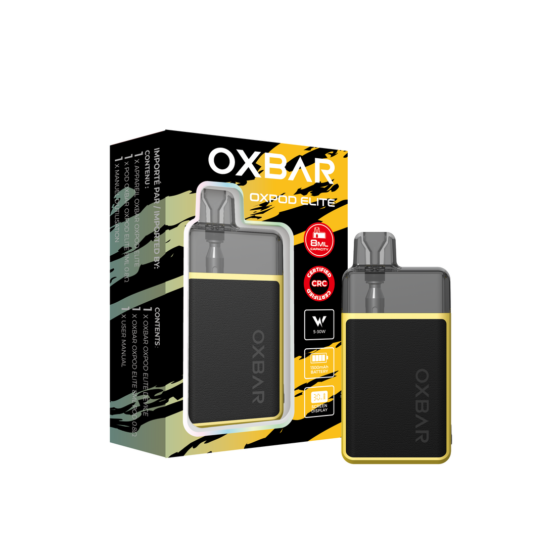 OXBAR OXPOD ELITE DEVICE KIT GOLD BLACK