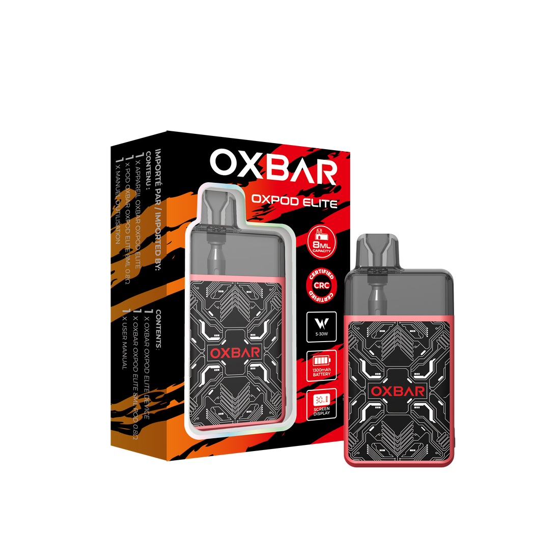 OXBAR OXPOD ELITE DEVICE KIT MECH RED