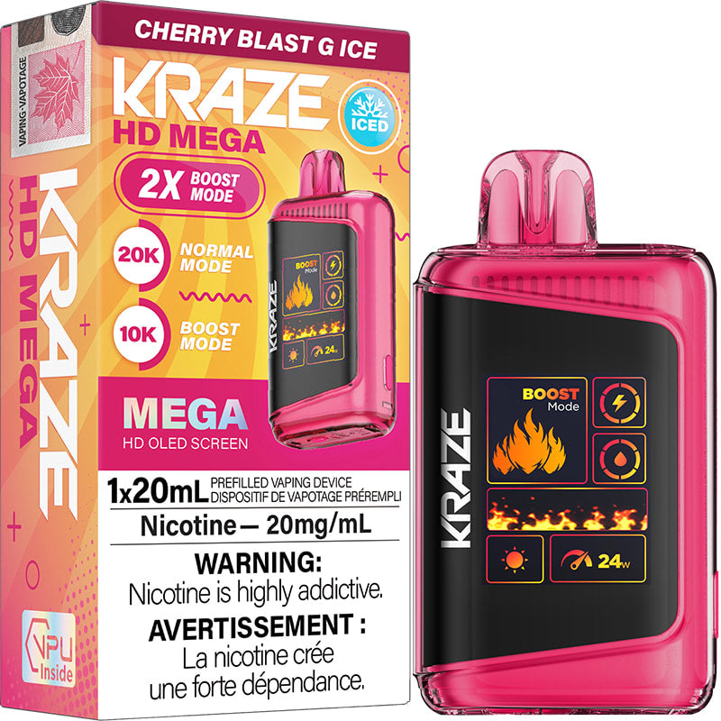 KRAZE HD MEGA CHERRY BLAST G ICE