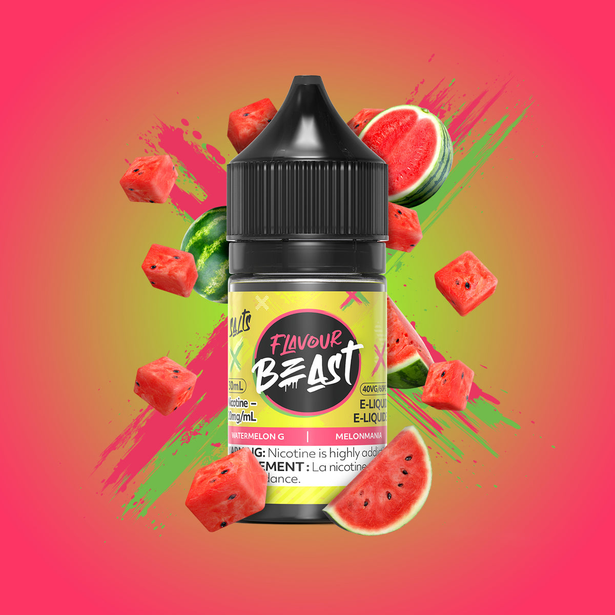 FLAVOUR BEAST WATERMELON G 30ML 10MG E-LIQUID