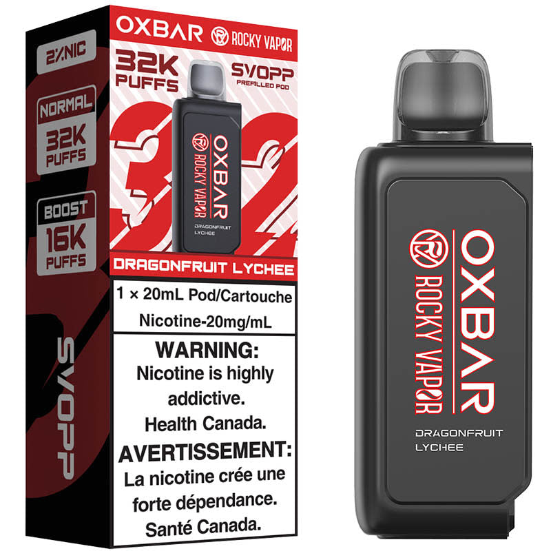 SVOPP ROCKY VAPOR OXBAR 32K DRAGONFRUIT LYCHEE