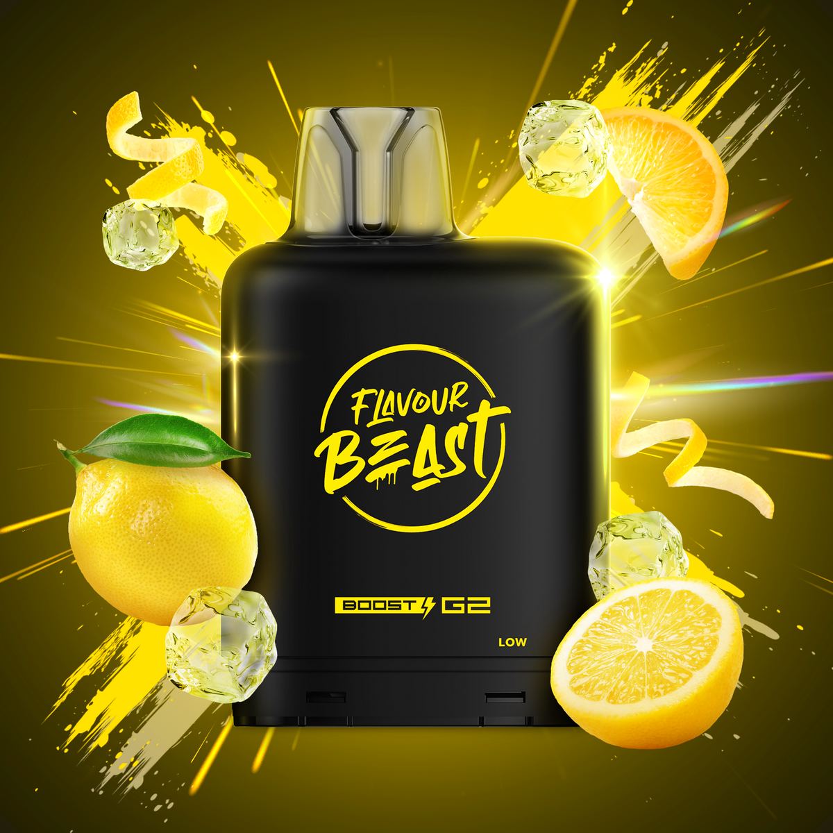 FLAVOUR BEAST LEVEL X BOOST 25K LEMON SQUEEZE