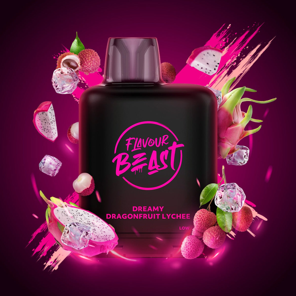 FLAVOUR BEAST LEVEL X BOOST 25K  DREAMY DRAGON FRUIT LYCHEE