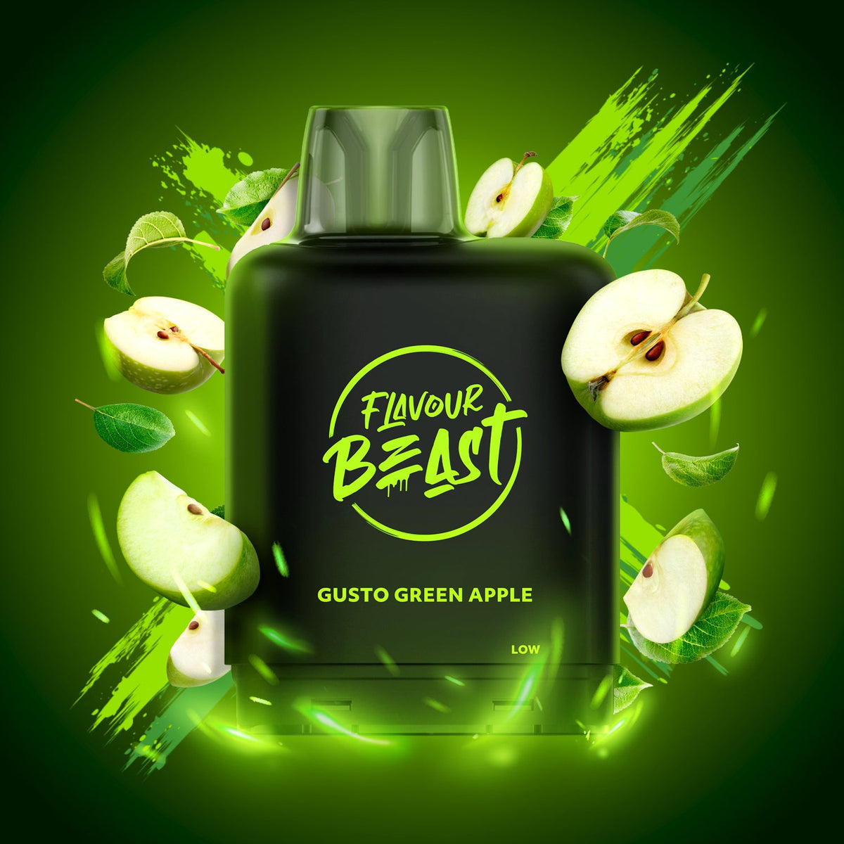 FLAVOUR BEAST LEVEL X BOOST 25K GUSTO GREEN APPLE