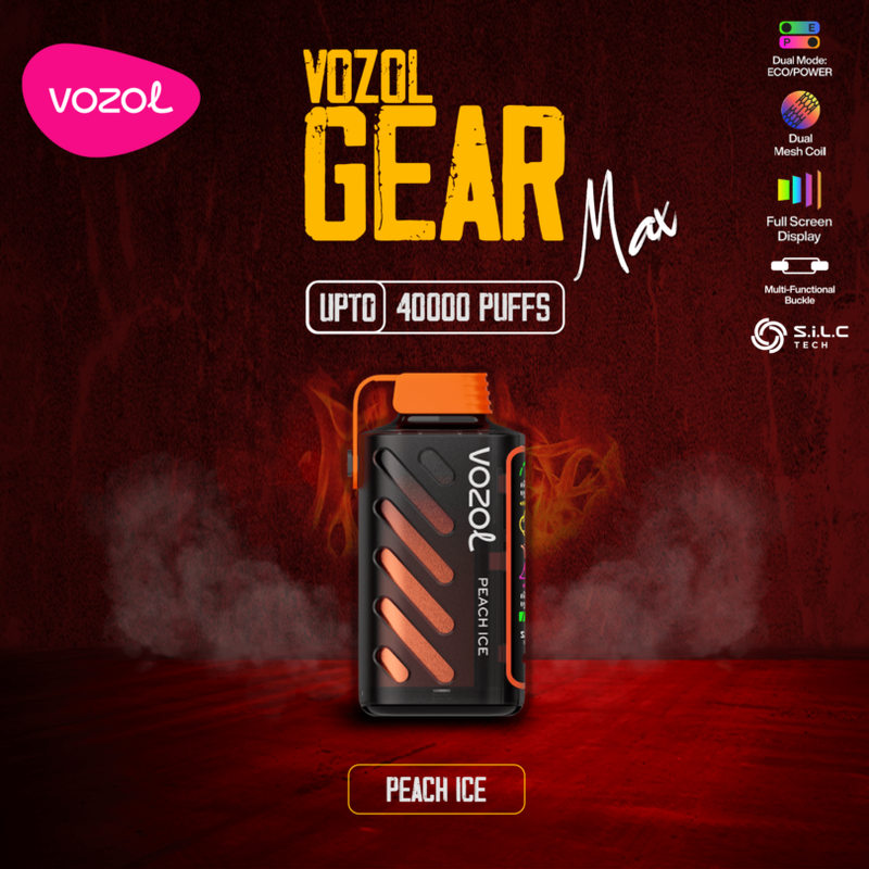 VOZOL GEAR MAX 40K JUICY PEACH ICE