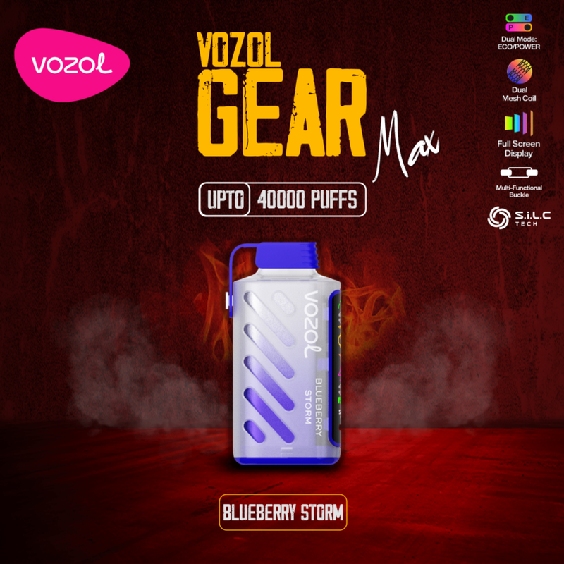 VOZOL GEAR MAX 40K BLUEBERRY STORM